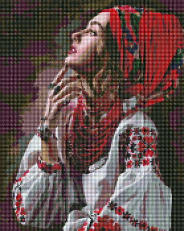 Алмазна мозаїка AMO7352 Квіти-зорі ©2kolyory_official, 40x50см Ideyka на підрамнику, фото 1