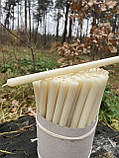 Свічка біла столова парафінова висота 25 см, greenpharm, фото 4