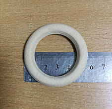 Кільце дерев'яне незабарвлене для рукоділля, іграшок, брязкальців,гризунків, з Бука 5.5 см, Україна