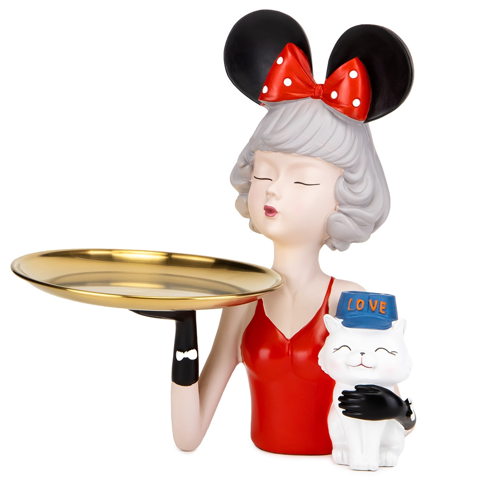 Статуэтка Andrea "Lady in red" 17х15х28 см 18923-006