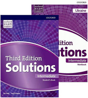 Комплект Solutions Third Edition Intermediate student's Book + Workbook (For Ukraine) Учебник + тетрадь, фото 2