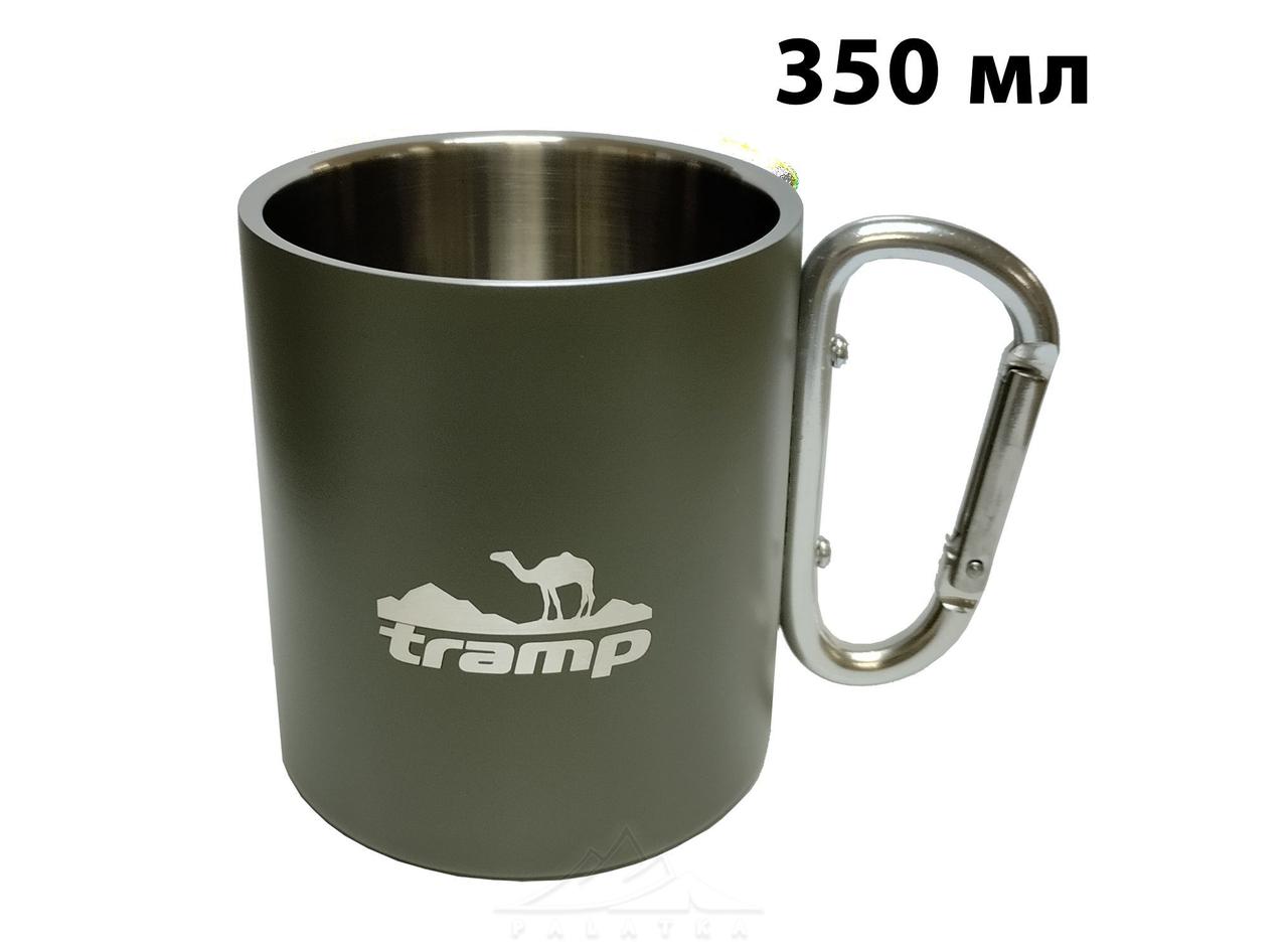 Термокружка TRAMP UTRC-122 (Olive) з карабіном 350мл