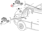 Кнопка склопідйомника правих дверей Fiat Ducato 230, Peugeot Boxer, Citroen Jumper (1994-2002), 6552GQ, фото 5