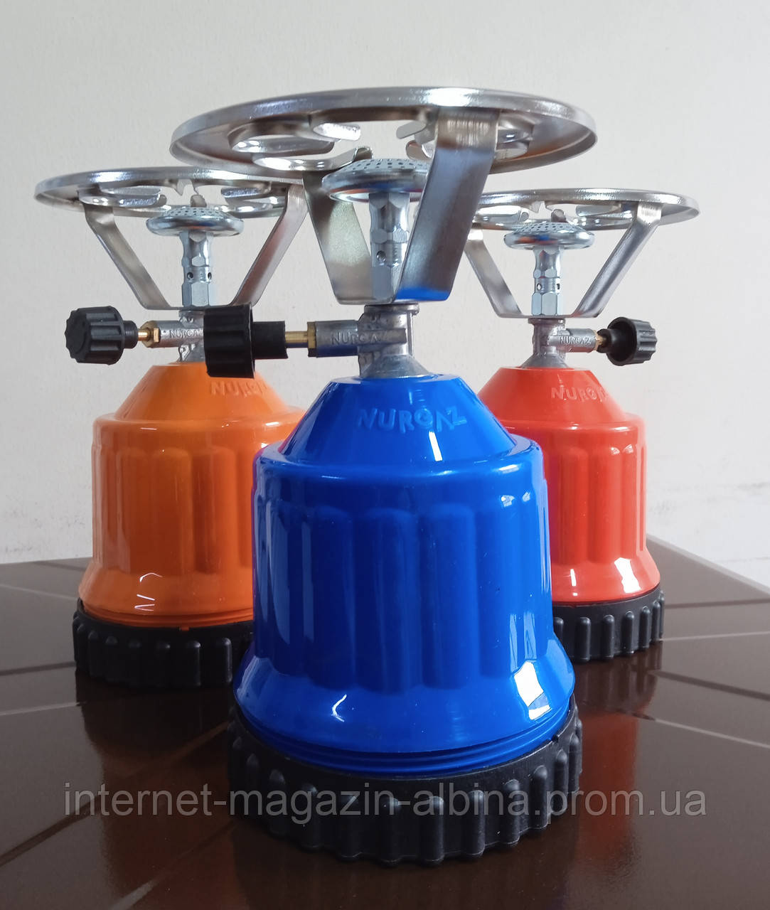 Туристичний газовий примус NURGAZ NG-142 + картридж 190 г