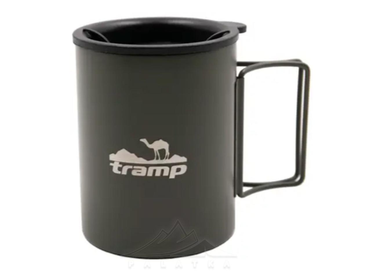 Термокружка TRAMP UTRC-137-olive з поїлкою та складними ручками 400мл