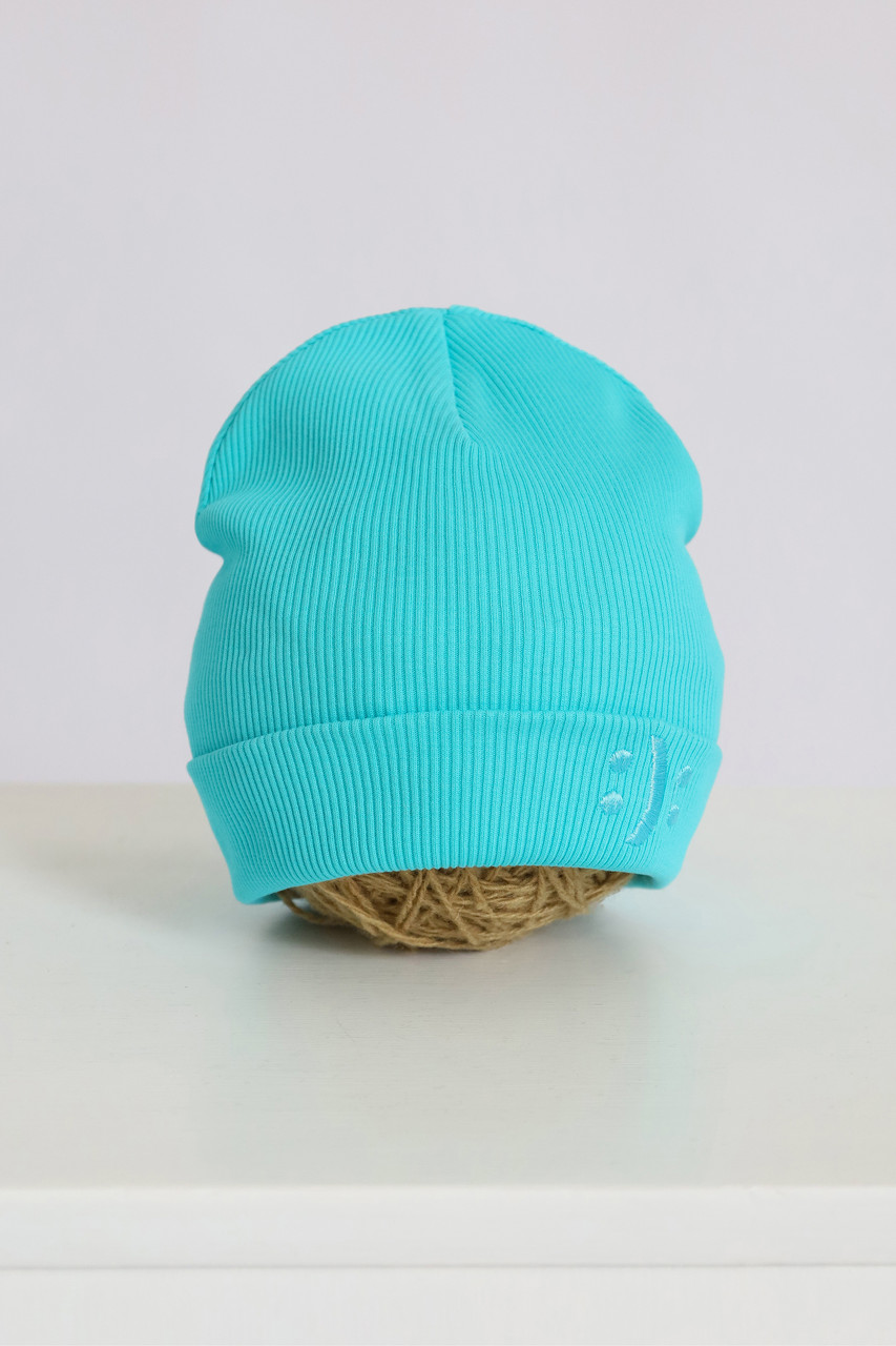 Шапка ''Emoji'', бірюзова, фото 1