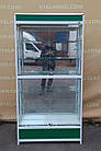 Торгова вітрина скляна з алюмінієвого профілю 1000х250х2000 мм., Б/у, фото 2
