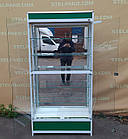 Торгова вітрина скляна з алюмінієвого профілю 1000х250х2000 мм., Б/у, фото 3