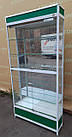 Торгова вітрина скляна з алюмінієвого профілю 1000х250х2000 мм., Б/у, фото 4