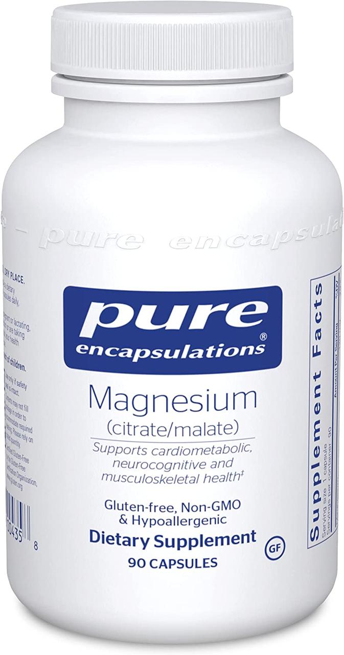 Pure Encapsulations Magnesium (Citrate/Malate) / Магний цитрат малат 90 капс