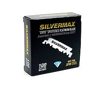 Лезвия для опасных бритв (шаветт) Silvermax половинки, 100 шт в упаковке