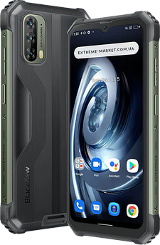 Blackview BV7100 6/128GB, 13000 mAh, 33W, OTG, NFC, Android 12, IP68/IP69K, Helio G85, Дисплей 6.58" Black