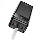УМБ Powerbank Hoco J86B 60000mAh QC3.0 PD22.5W з ліхтариком чорний, фото 3