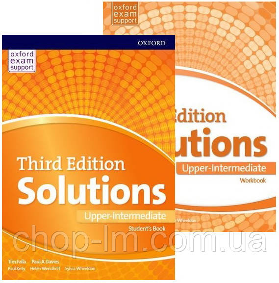 Solutions Third Edition Upper-Intermediate student's Book + Workbook (Учебник + тетрадь) Комплект