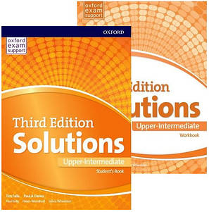 Solutions Third Edition Upper-Intermediate student's Book + Workbook (Учебник + тетрадь) Комплект, фото 1