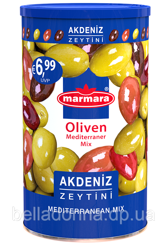 Оливки середземноморські мікс 800 г Marmara Oliven Akdeniz