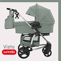 Коляска детская универсальная 2в1 CARRELLO Vista CRL-6501/1 Olive Green Оливковый