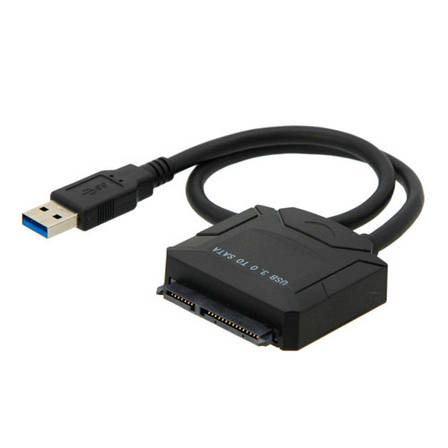 Перехідник USB 3.0 - SATA 2.5/3.5 для жорсткого диска HDD SSD до 5Гбіт/с з БЖ, фото 1