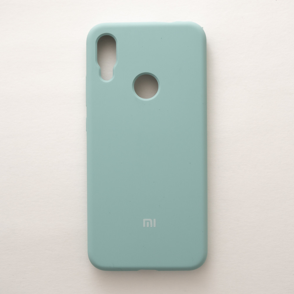 Чохол Silicone Case Premium для Xiaomi Redmi Note 7 / 7 Pro Turqoise 2 (закритий низ)