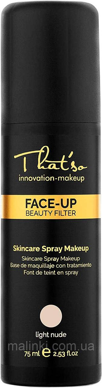 Спрей для макіяжу Face Up Beauty Filter light,That'So, 75ml, фото 1