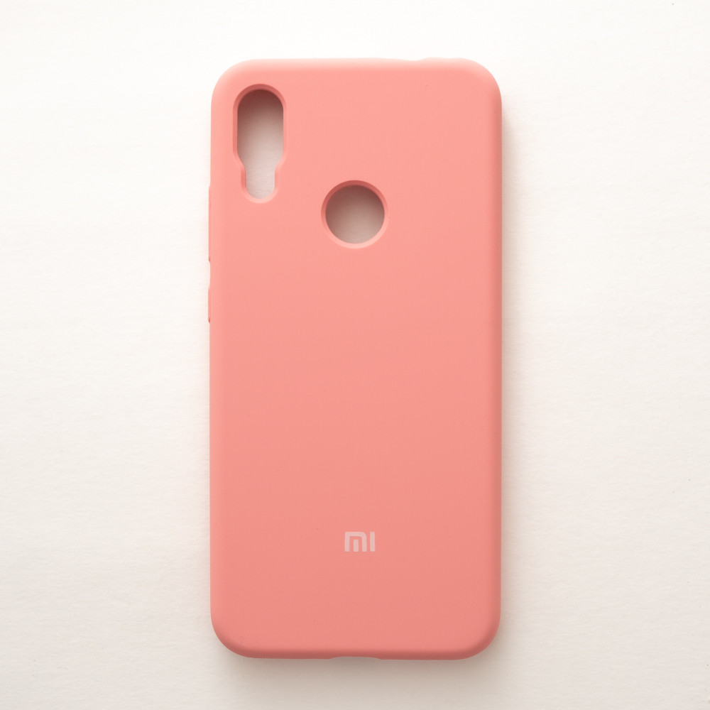 Чохол Silicone Case Premium для Xiaomi Redmi Note 7 / 7 Pro Pink 4 (закритий низ)