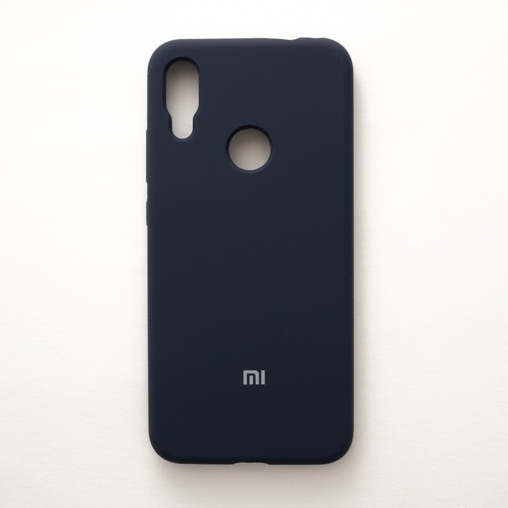Чохол Silicone Case Premium для Xiaomi Redmi Note 7 / 7 Pro Dark Blue 8 (закритий низ)