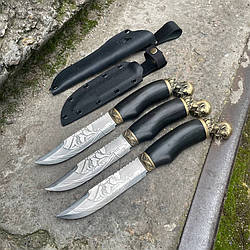 Ніж ГЕТЬМАН СІРКО Gorillas BBQ із травленям сталь 50х14мф KN4