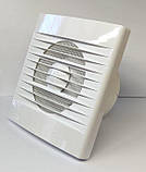 Побутовий витяжний вентилятор осьовий білий тихий 120 мм BOREY 120S (OSTVENT), фото 3