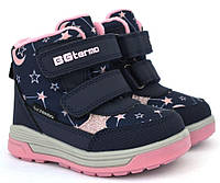 Детские зимние термо ботинки B&G R22-16/0312 Зимняя обувь BG Termo 27