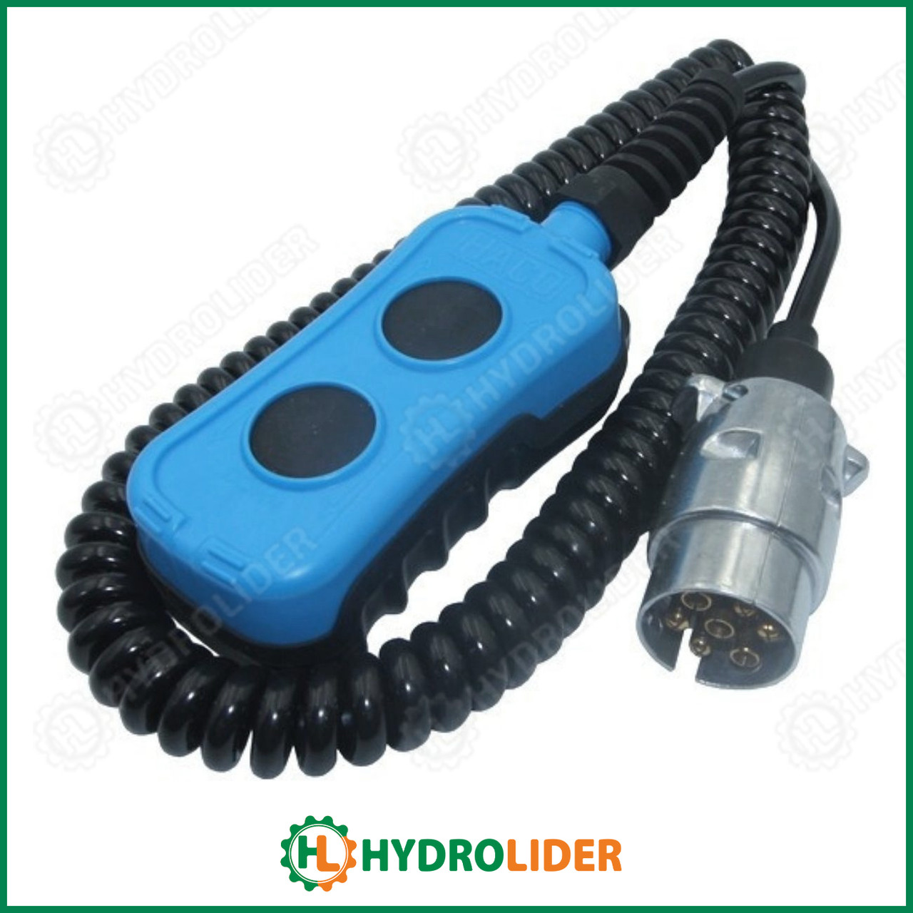 Пульт управління ручної Haco з разьемом для ліфтів Dhollandia (2 клавіші) кріплення магніт, фото 1