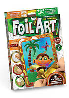 Картина из фольги Foil Art Аппликация цветной фольгой, в коробке 21,5х30х1,5см, Danko Toys (FAR-01-05)