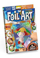 Картина из фольги Foil Art Аппликация цветной фольгой, в коробке 21,5х30х1,5см, Danko Toys (FAR-01-03)