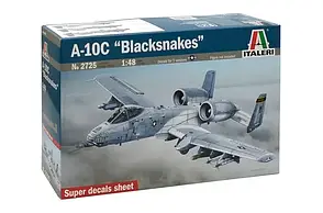 Штурмовик A-10C "Blacksnakes". Модель у масштабі 1/48. ITALERI 2725