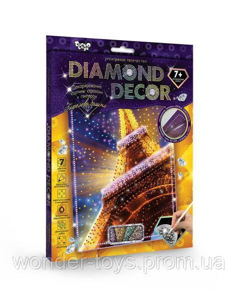 Картина з каменів та страз Diamond decor, в коробці 30х21см, Danko Toys (DD-01-01)