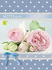 Зошит А-5 64арк. тв.обкл. Коленкор mix, фото 2