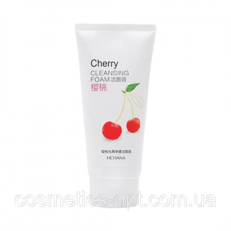 Антибактеріальна пінка для вмивання з екстрактом вишні HCHANA Cherry Cleansing Foam, 120 г, фото 1