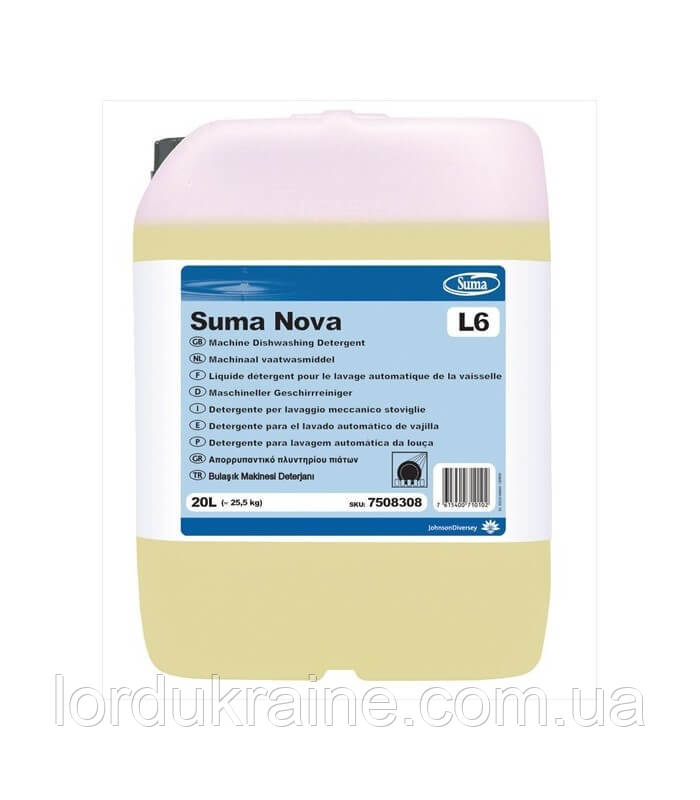Мийний засіб для посудомийних машин Suma Nova L6 (20 л)