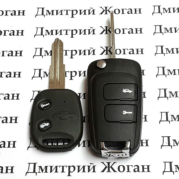 Корпус выкидного ключа для (шевролет) CHEVROLET EPICA, EVANDA 2 - кнопки - фото 3 - id-p36995989