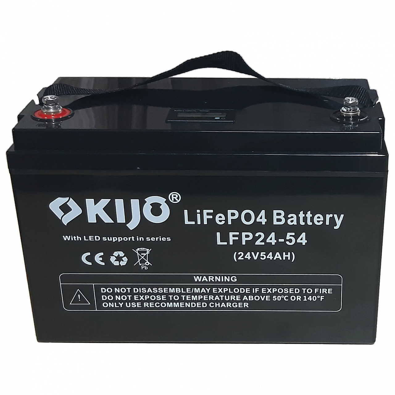 Літієвий акумулятор 54 Аг 24 В KIJO LiFePo4-24V54Ah літій залізо-фосфатна батарея