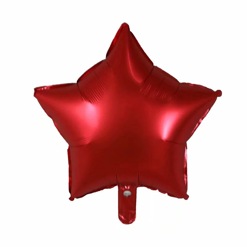 Шарик фольгированный "Звезда красная" диаметр 18" (45 см), Китай - фото 2 - id-p45799690