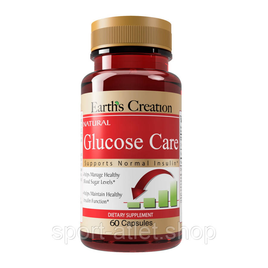 Натуральна добавка Earth's Creation Glucose Care with Nopal Extract, 60 капсул, фото 1