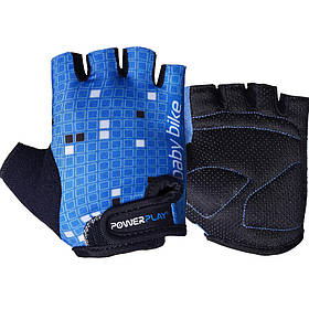 Велорукавички Power Play 5451, Blue/White - XS