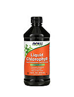 NOW Foods, рідкий хлорофіл, з ароматом натуральної м’яти, 473 мл (16 рідк. унцій)