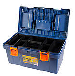 Ящик для інструменту MASTERTOOL 20" (500х270х245 мм) з органайзерами пластикові замки 79-2620, фото 2