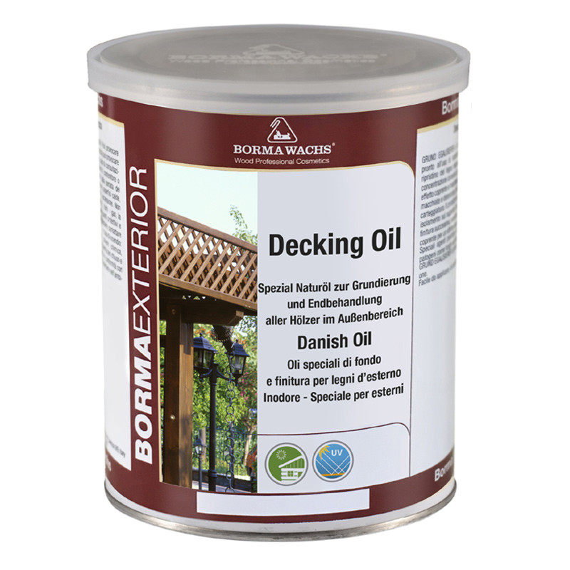 Палубна олія Borma Wachs Decking Oil безбарвна 1л (розлив)