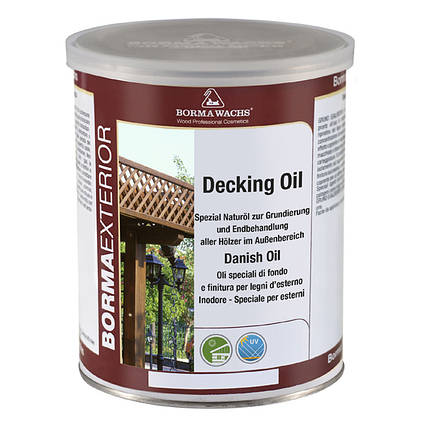 Палубна олія Borma Wachs Decking Oil безбарвна 1л (розлив), фото 1