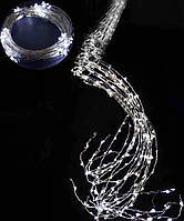 Гірлянда РОСА-пучок 300LED, 10линний за 3метри, Білий колір