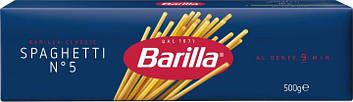 Макарони спагетті Barilla Spaghetti №5 500гр, (24шт/ящ)