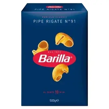 Макарони Barilla Pipe Rigate №91 500гр, (12шт/ящ)