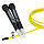 Скакалка швидкісна PowerPlay 4202 Ultra Speed Rope Жовта (2,9m.), фото 2